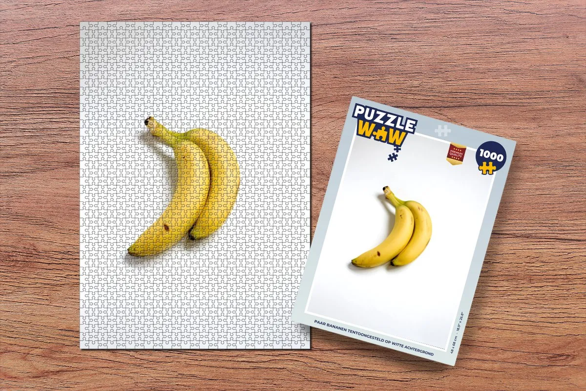 PuzzleWow Puzzel Banaan 1000 Stuks - Multicolor