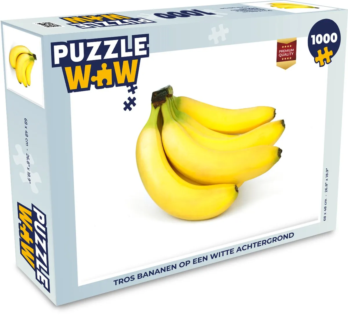 PuzzleWow Puzzel Banaan 1000 Stuks - Multicolor