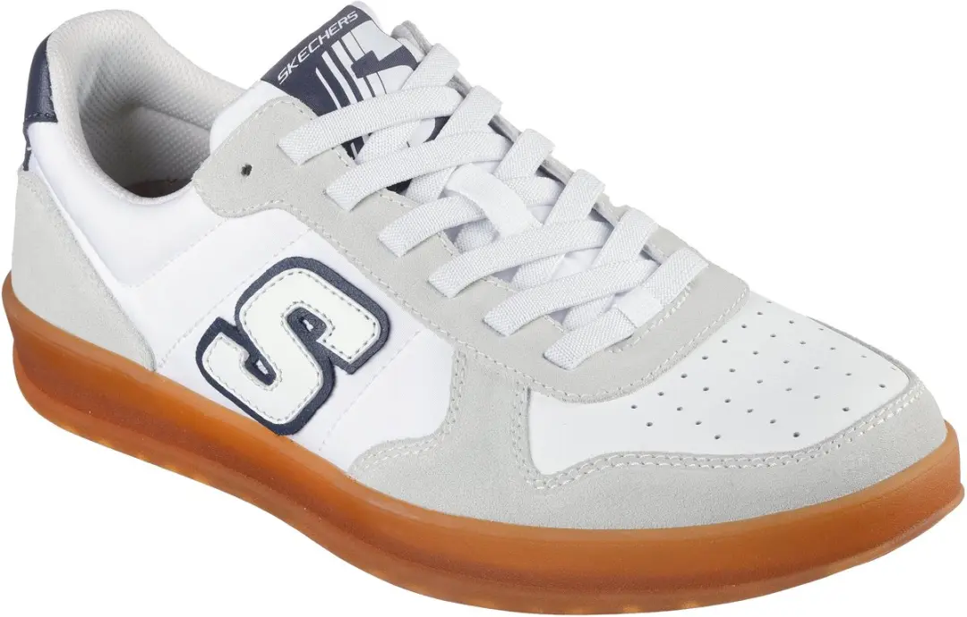 Skechers New Wave Cup Calven Heren Instappers - Wit - afbeelding 4 van 6