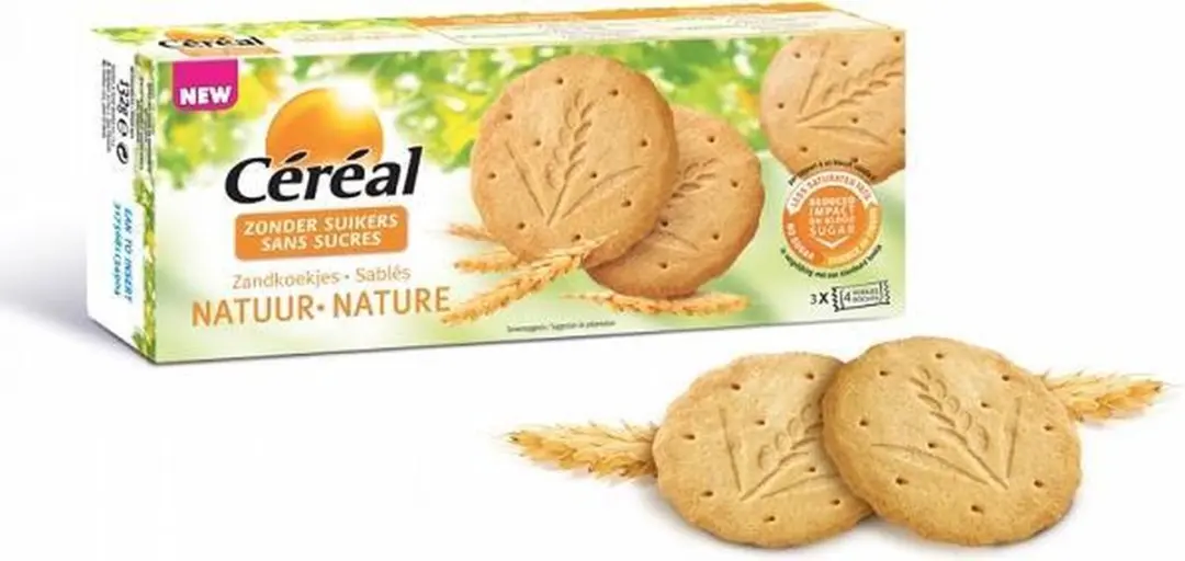 Cereal Zandkoekjes Natuur Suikervrij 132g - 12 Stuks - afbeelding 5 van 6