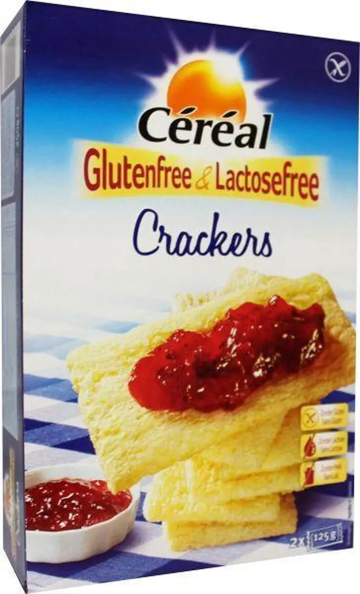 Cereal Crackers Glutenvrij & Lactosevrij 250g - afbeelding 6 van 6