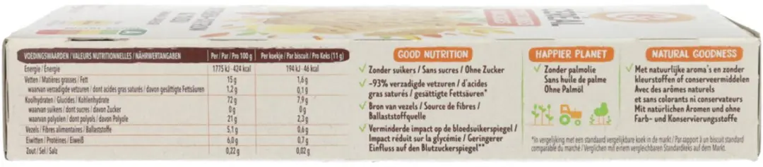 Cereal Koekjes Citroen & Yuzu 132g - afbeelding 2 van 6