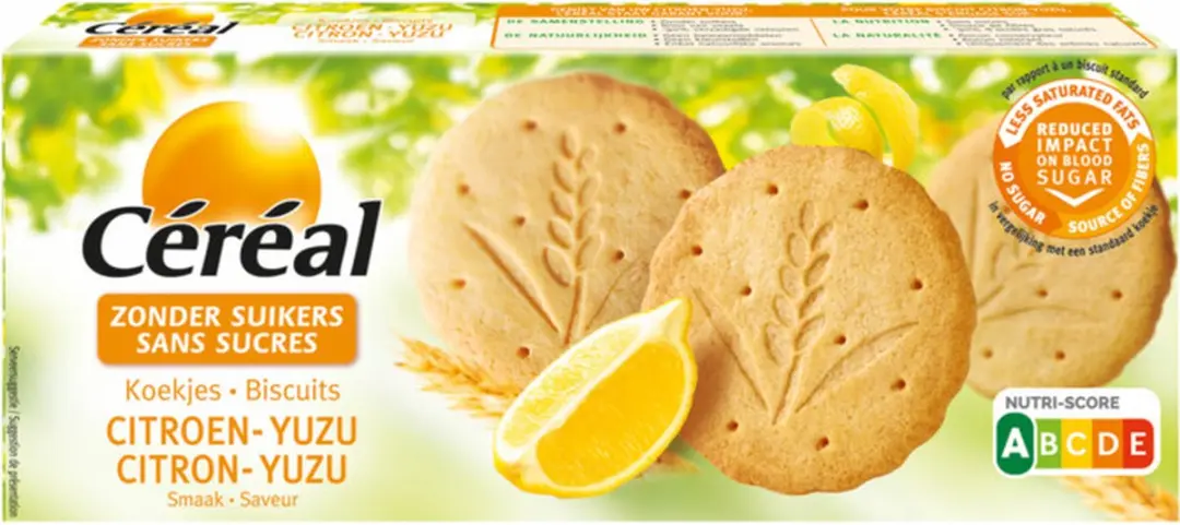 Cereal Koekjes Citroen & Yuzu 132g