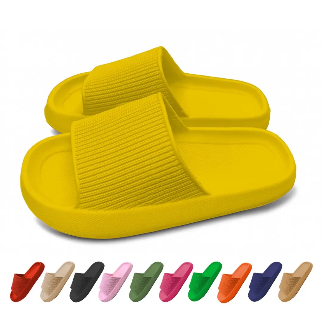 Lucovitaal Orthopedische Zomer Badslippers (Geel) Maat 39-40