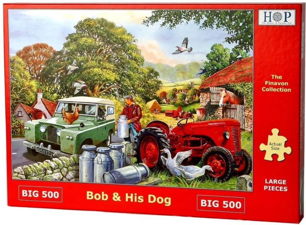 House Of Puzzles Bob & His Dog Puzzel 500 Stuks - HP0443