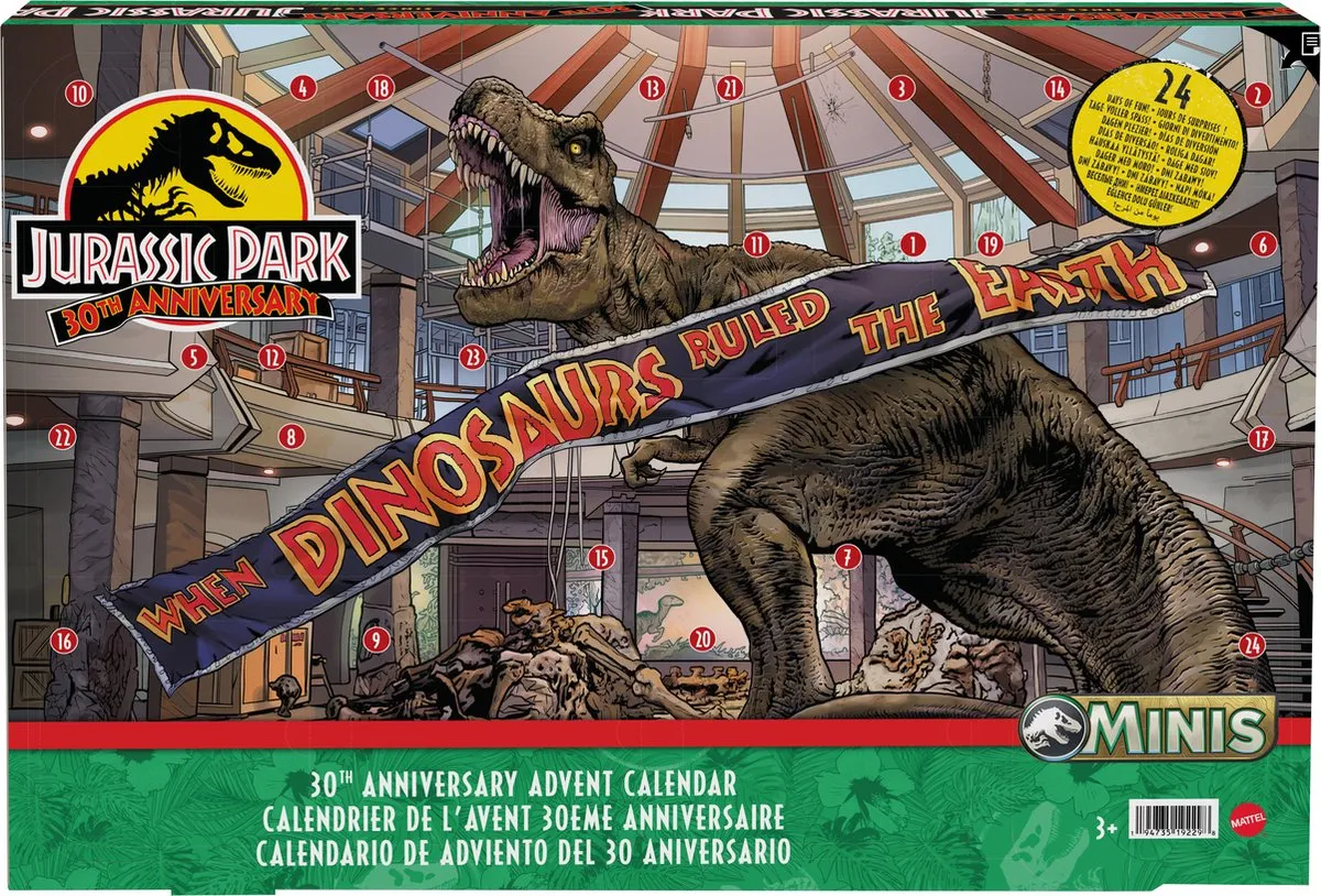 Jurassic World Adventskalender Speelfigurenset HTK45