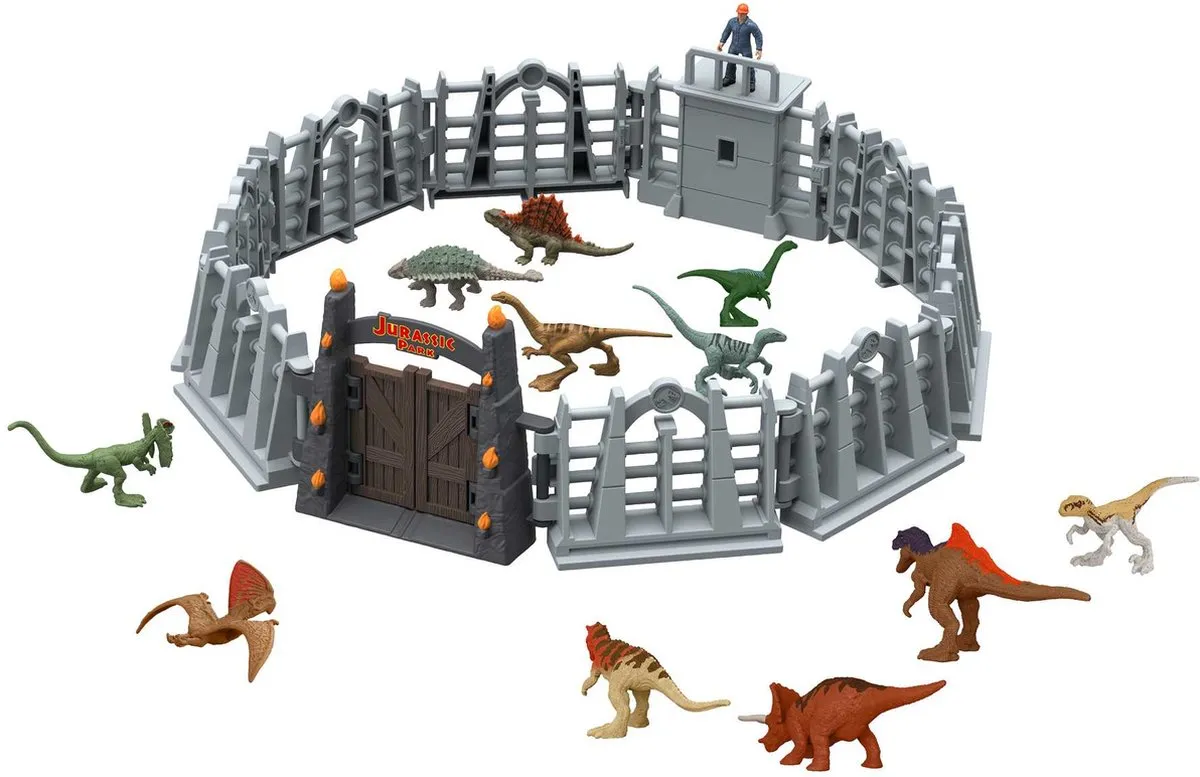 Jurassic World Adventskalender Speelfigurenset HTK45 - 30 Stuks - Multicolor