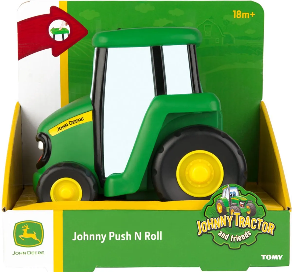 Tomy Johnny Tractor John Deere - Groen - afbeelding 6 van 6