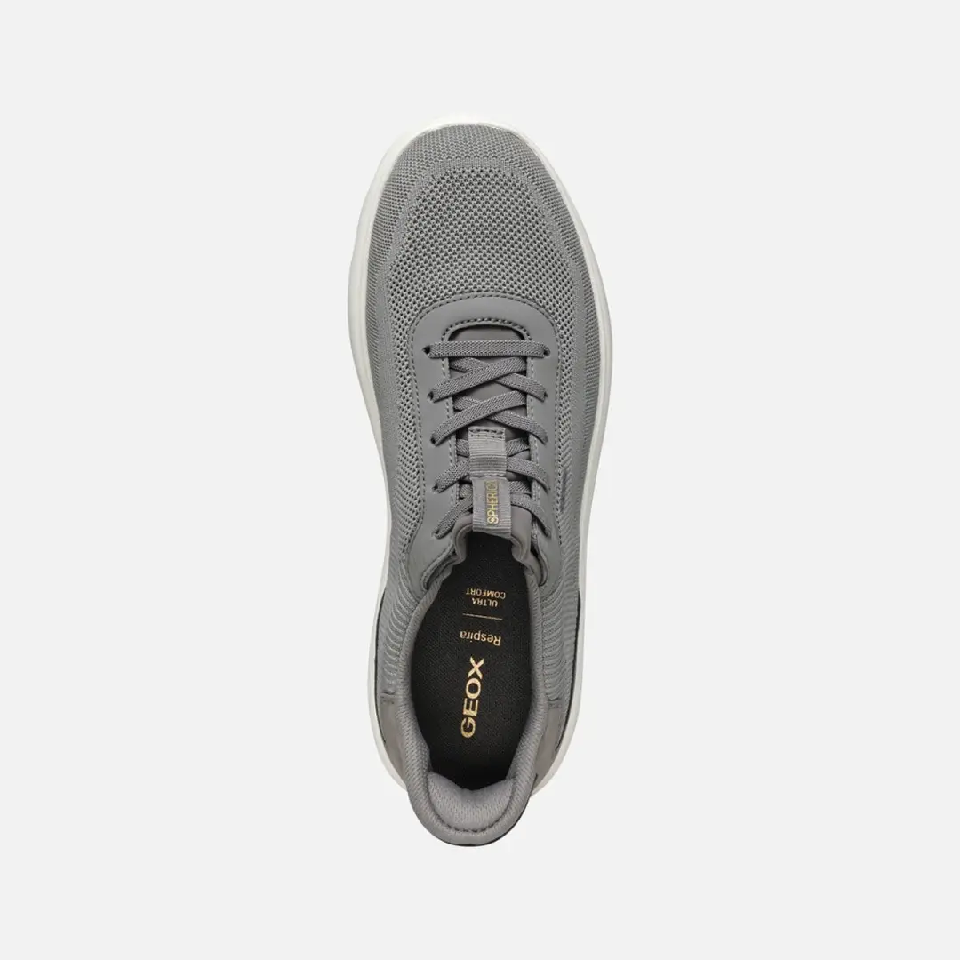 Geox Spherica Plus Heren Sneakers - Donkergrijs - Maat 40 - afbeelding 3 van 6