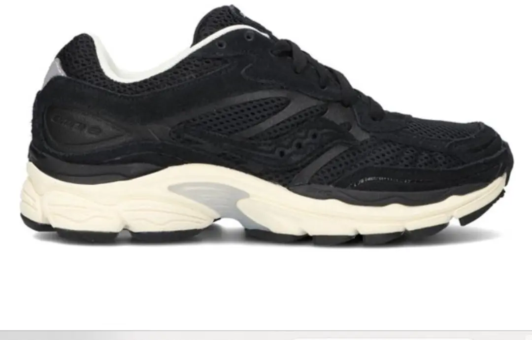 Saucony Omni ProGrid 9 Sneakers 42.5 - Zwart/Beige - afbeelding 2 van 3