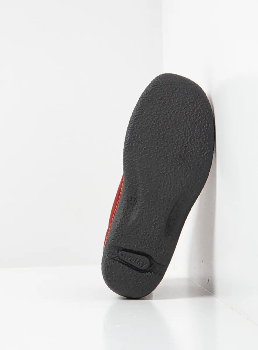 Wolky Roll Shoot Dames Hoge Veterschoenen 42 - Rood - afbeelding 5 van 6