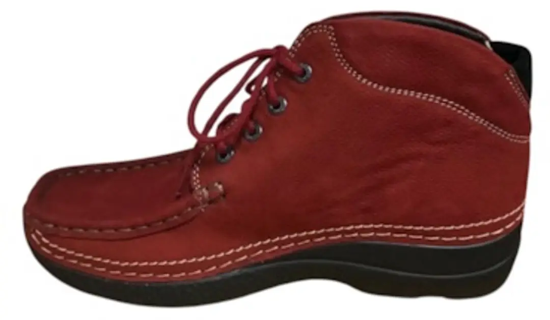 Wolky Roll Shoot Dames Hoge Veterschoenen 42 - Rood - afbeelding 3 van 6