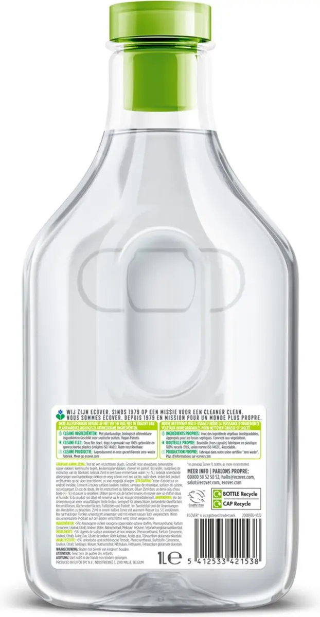 Ecover Allesreiniger Citroengras & Gember 1L