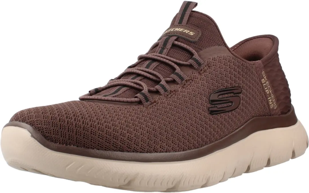 Skechers Slip-ins Summits High Range Slippers - 41 - Bruin - afbeelding 3 van 6