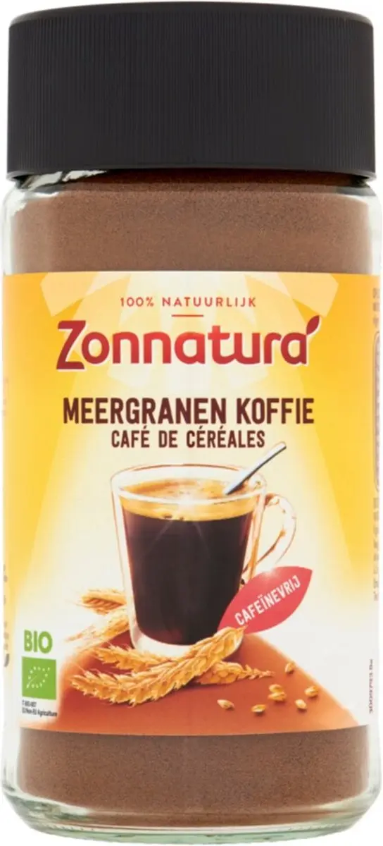 Zonnatura Meergranen Koffie Cafeïnevrij 100g
