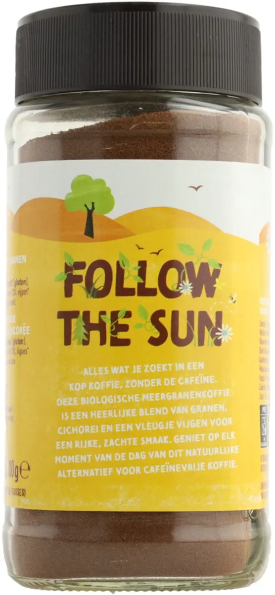 Zonnatura Meergranen Koffie Cafeïnevrij 100g