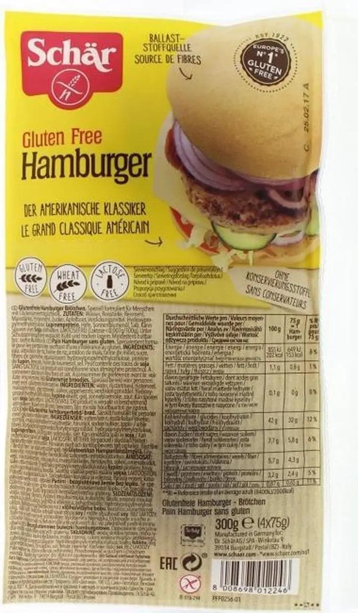 Schar Hamburgerbroodje 300g - afbeelding 3 van 4