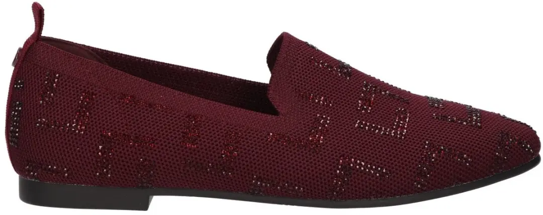 La Strada Loafer Bordeaux Knitted
