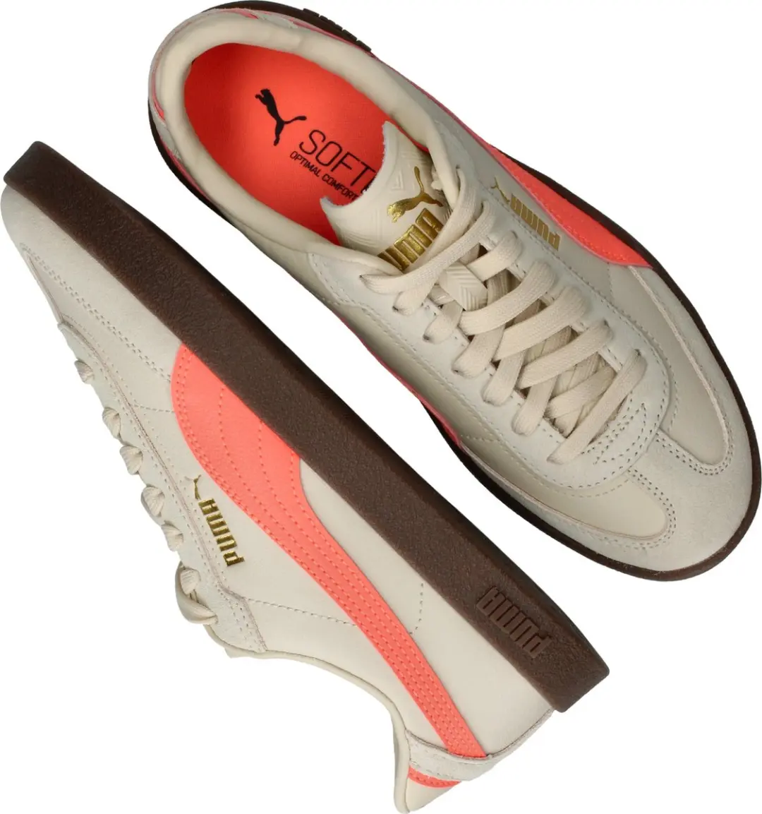 Puma Club II Era Sneakers beige Suede - Dames - Maat 40 - afbeelding 6 van 6