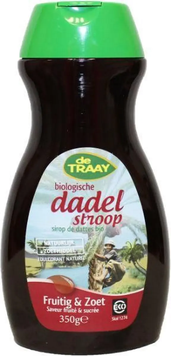 De Traay Dadelstroop - 350g - Biologisch - afbeelding 6 van 6