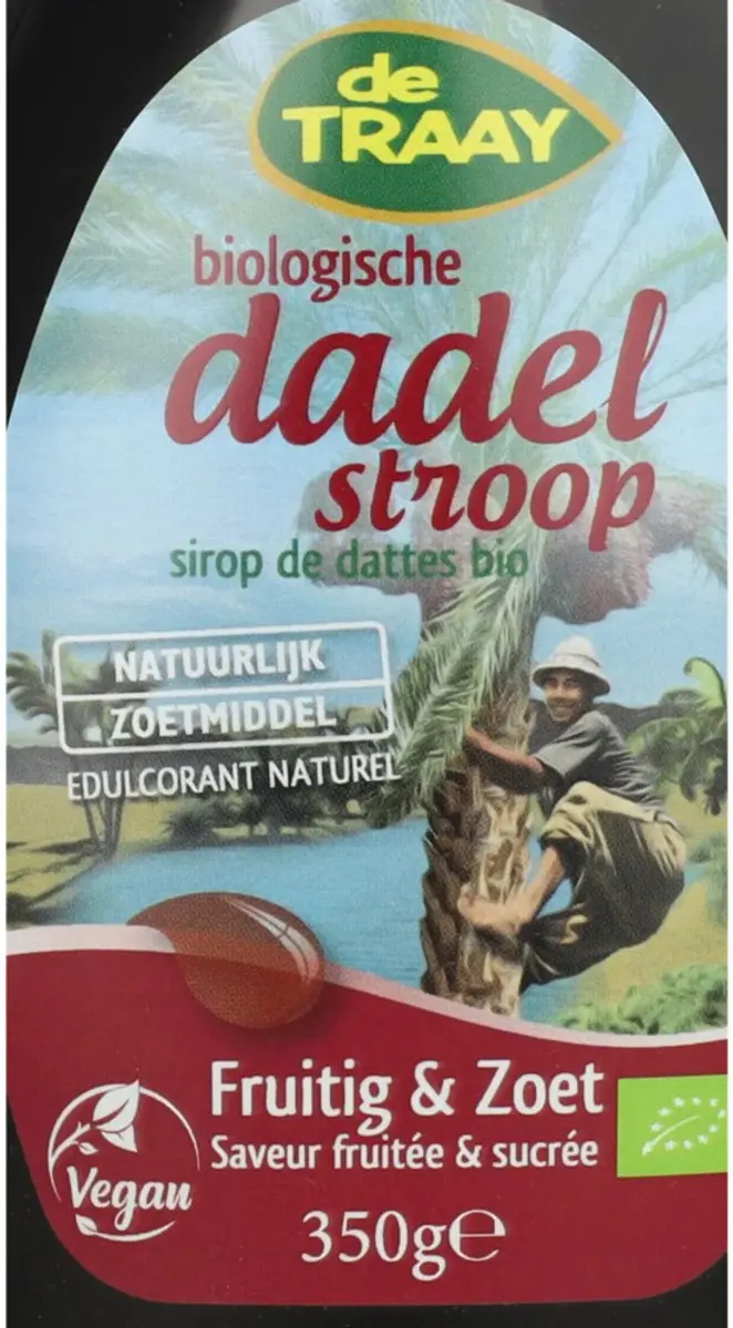 De Traay Dadelstroop - 350g - Biologisch - afbeelding 5 van 6