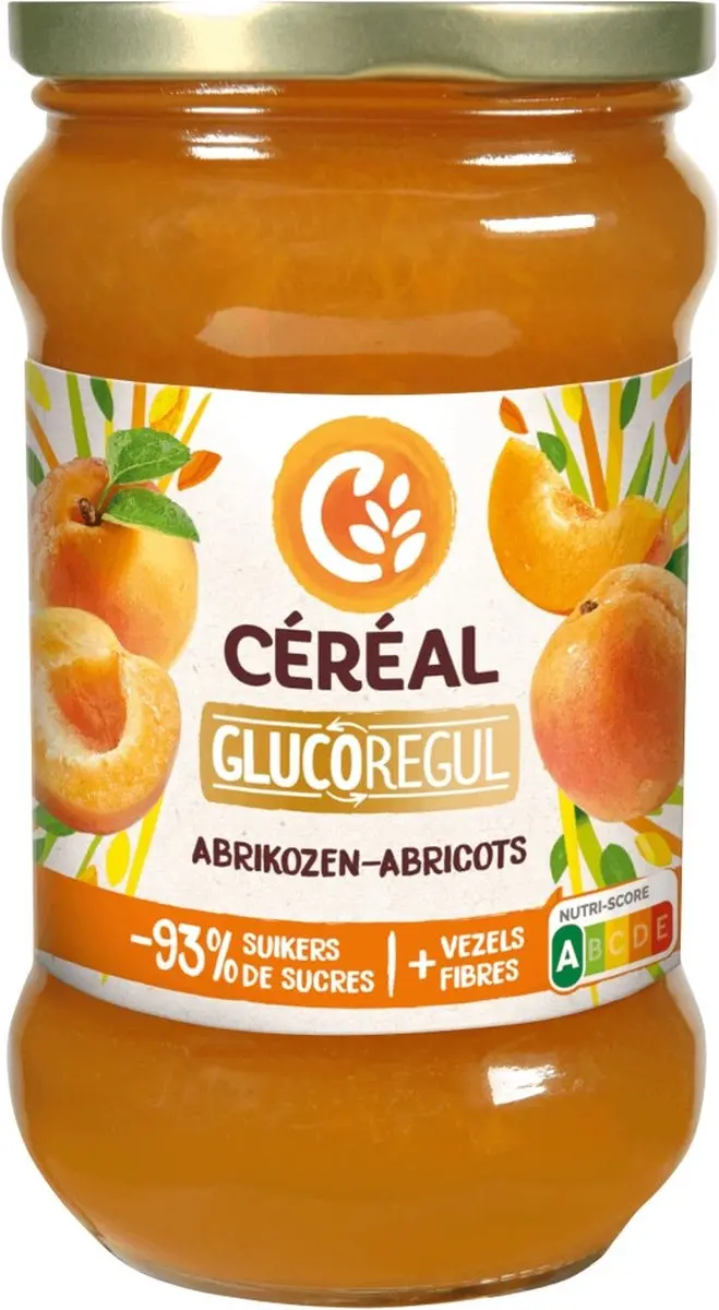 Cereal Jam Abrikozen 320g - afbeelding 2 van 6