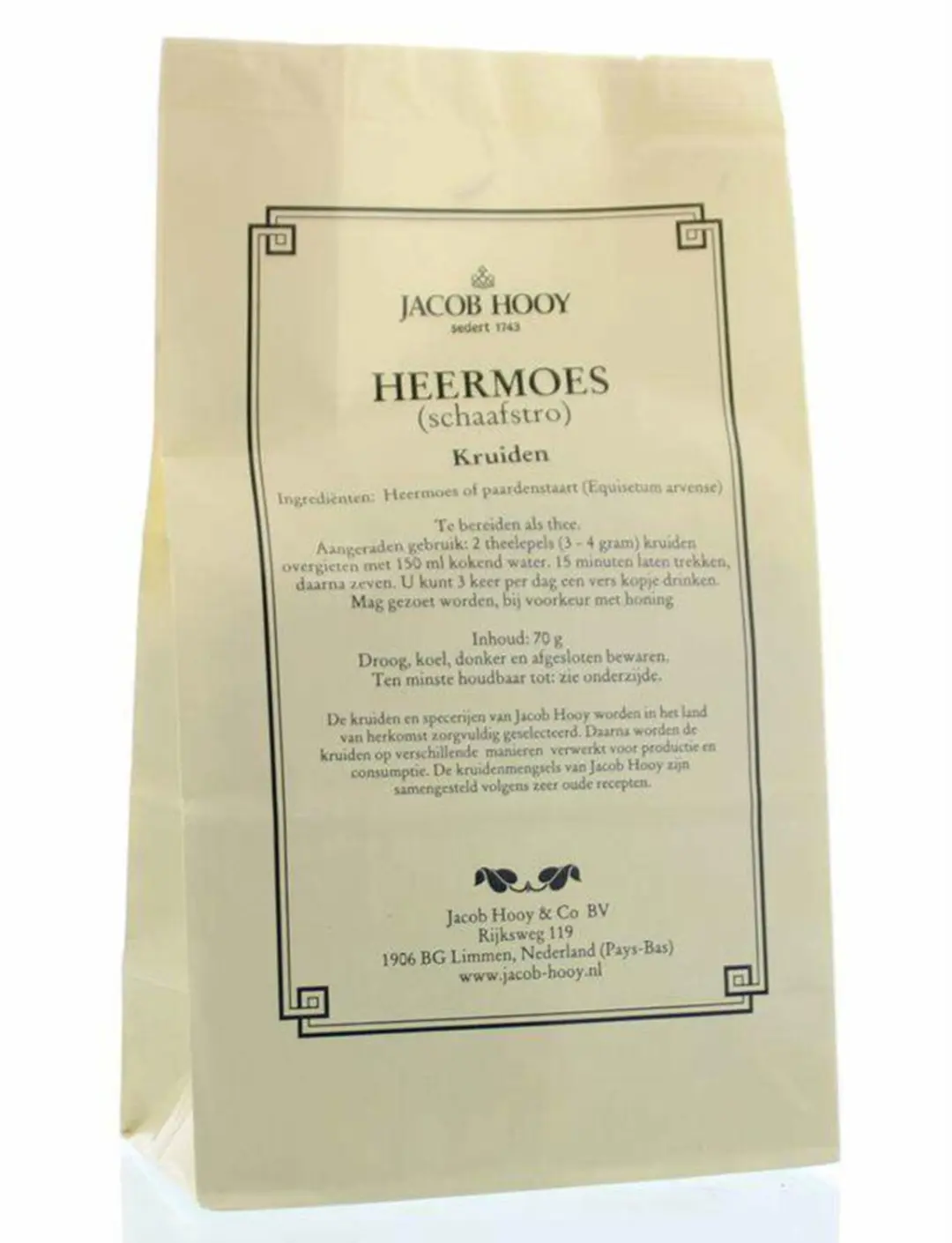 Jacob Hooy Heermoes Gz/Jh