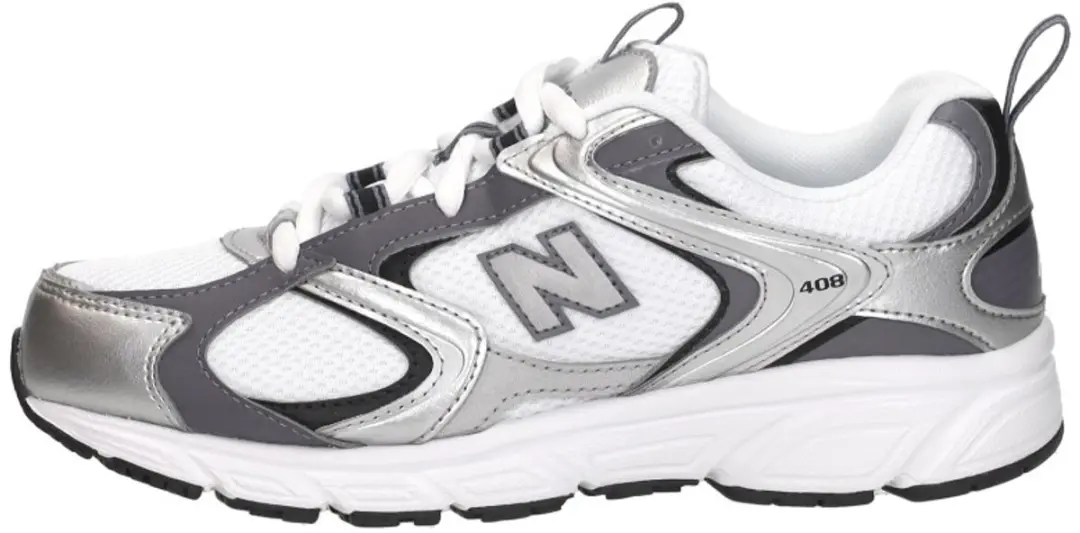 New Balance ML408A Unisex Sneakers - Wit/Zilver - afbeelding 2 van 6