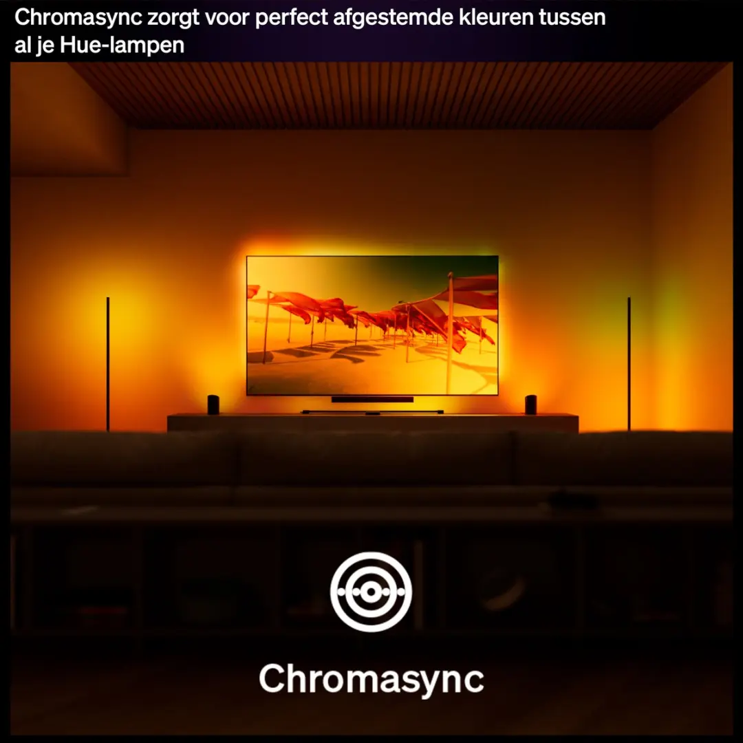 Philips Hue Play Pro LED-strip 90-100 inch - Zwart - afbeelding 6 van 6