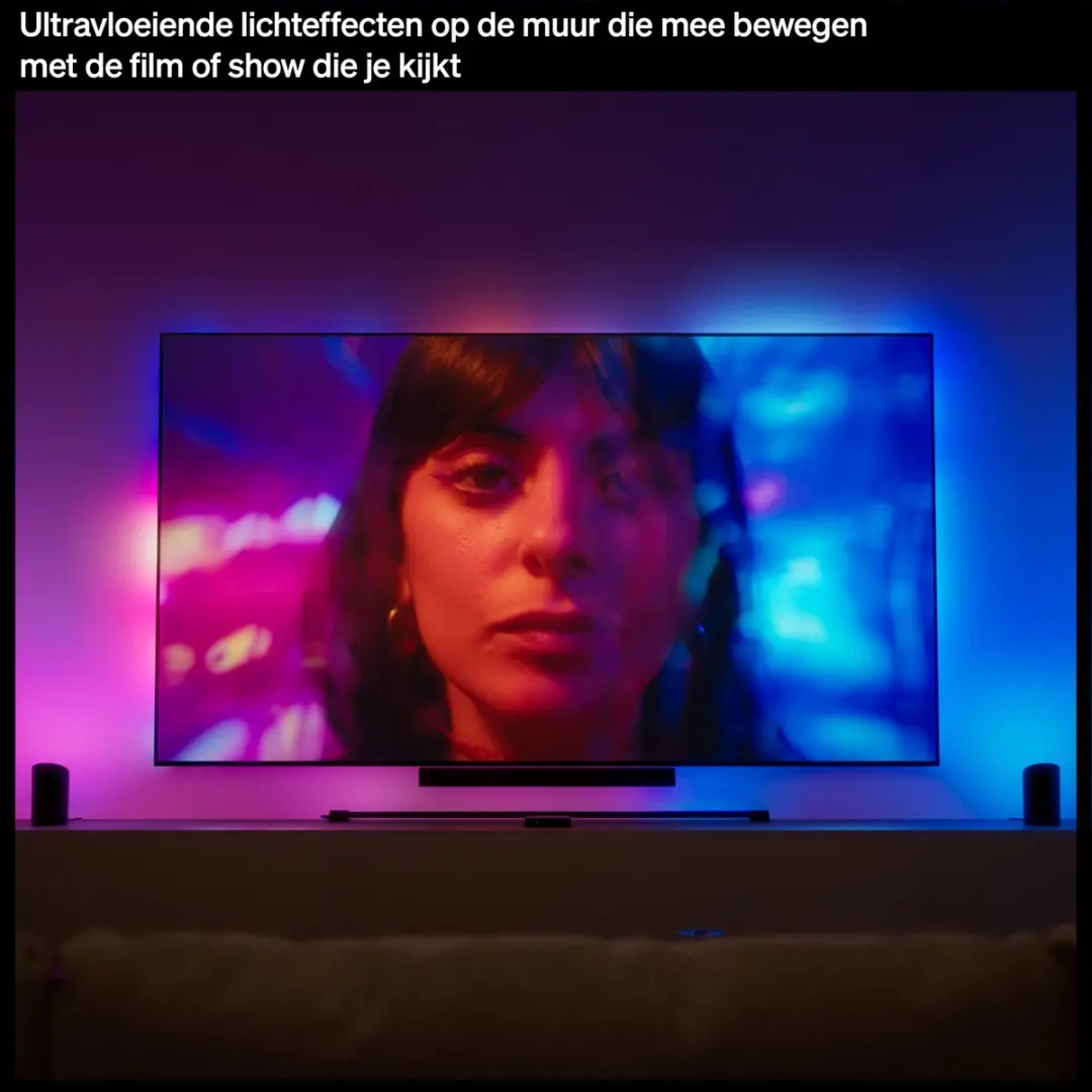 Philips Hue Play Pro LED-strip 90-100 inch - Zwart - afbeelding 4 van 6
