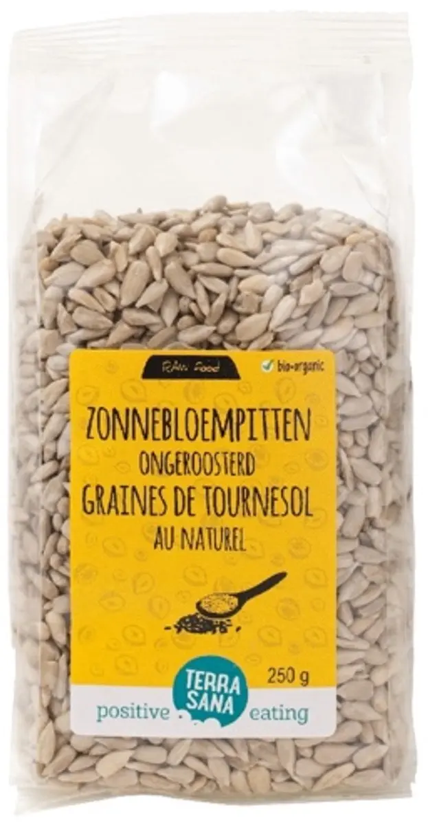 Terrasana Raw Zonnebloempitten 750g