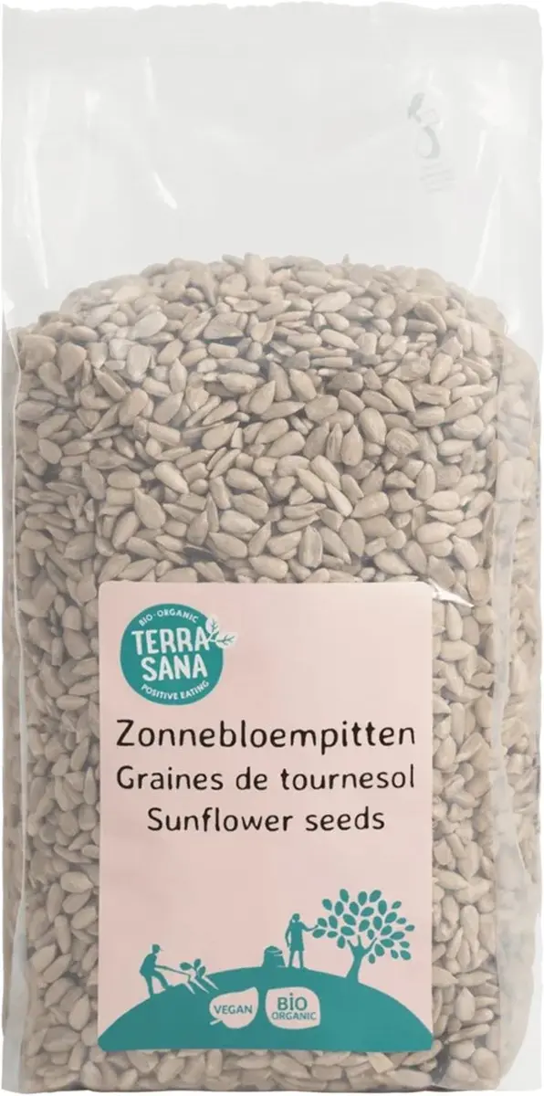 Terrasana Raw Zonnebloempitten 750g