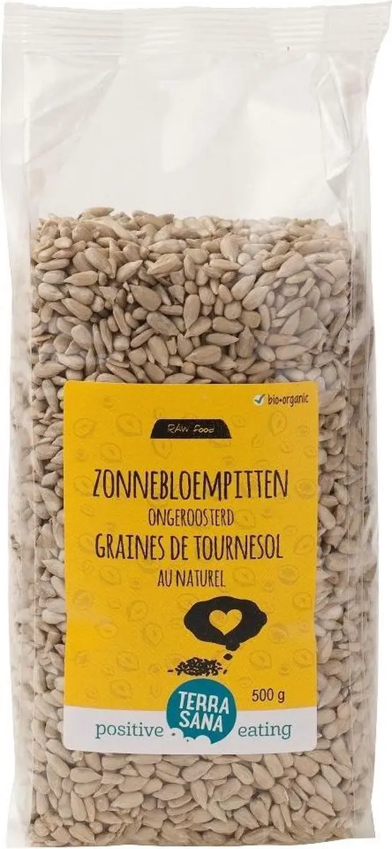 Terrasana Raw Zonnebloempitten 750g