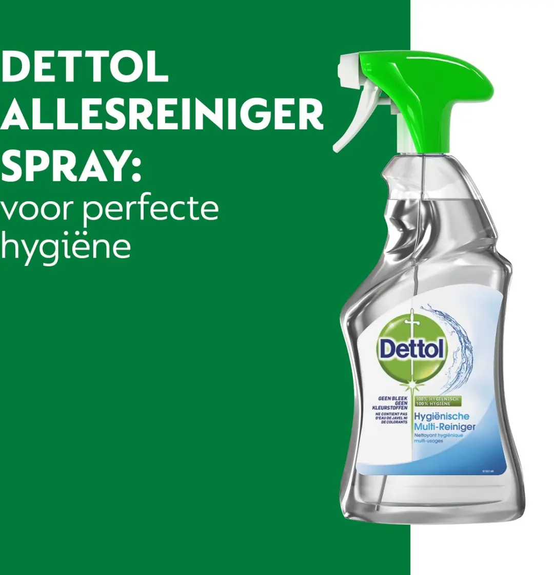 Dettol Allesreiniger Spray Power & Fresh 500ml - afbeelding 3 van 6
