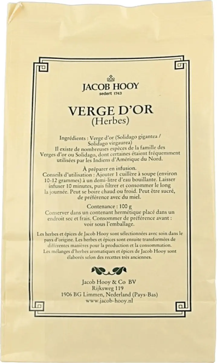 Jacob Hooy Guldenroede 100g