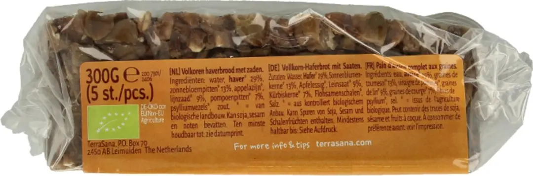 Terrasana Omega 3 Brood Bio 300g