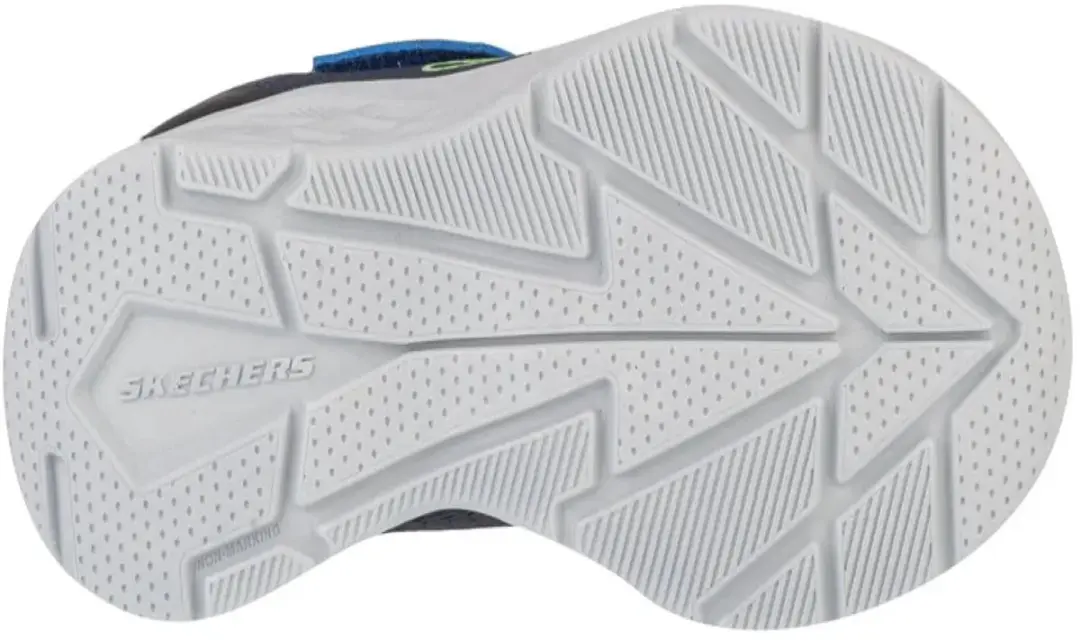 Skechers Microspec II Zovrix Schoenen - 28.5 - Navy/Black/Lime - afbeelding 3 van 4