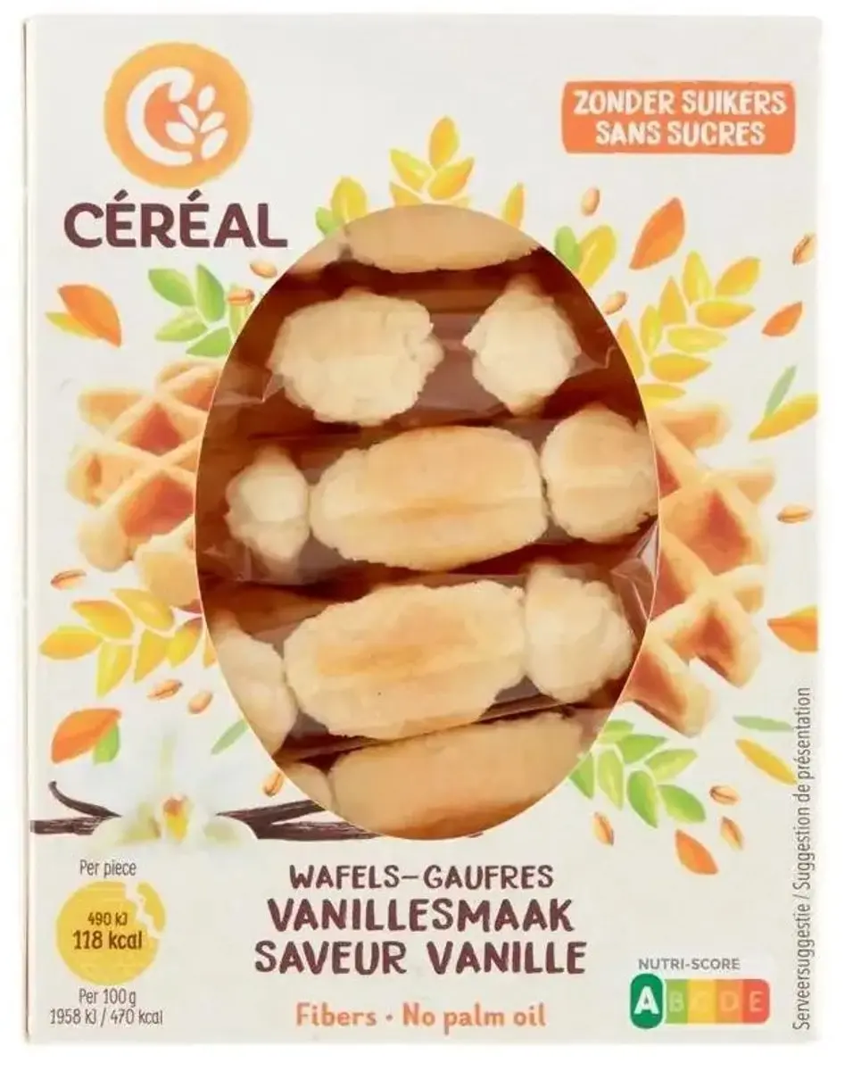 Cereal Wafels Vanille 150g - afbeelding 6 van 6
