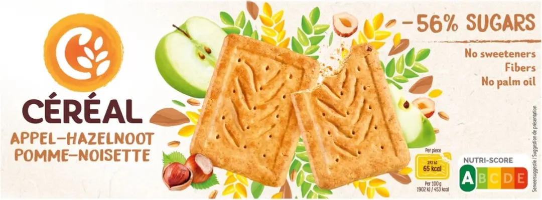 Cereal Koekjes Appel-Hazelnoot 230g - afbeelding 5 van 6