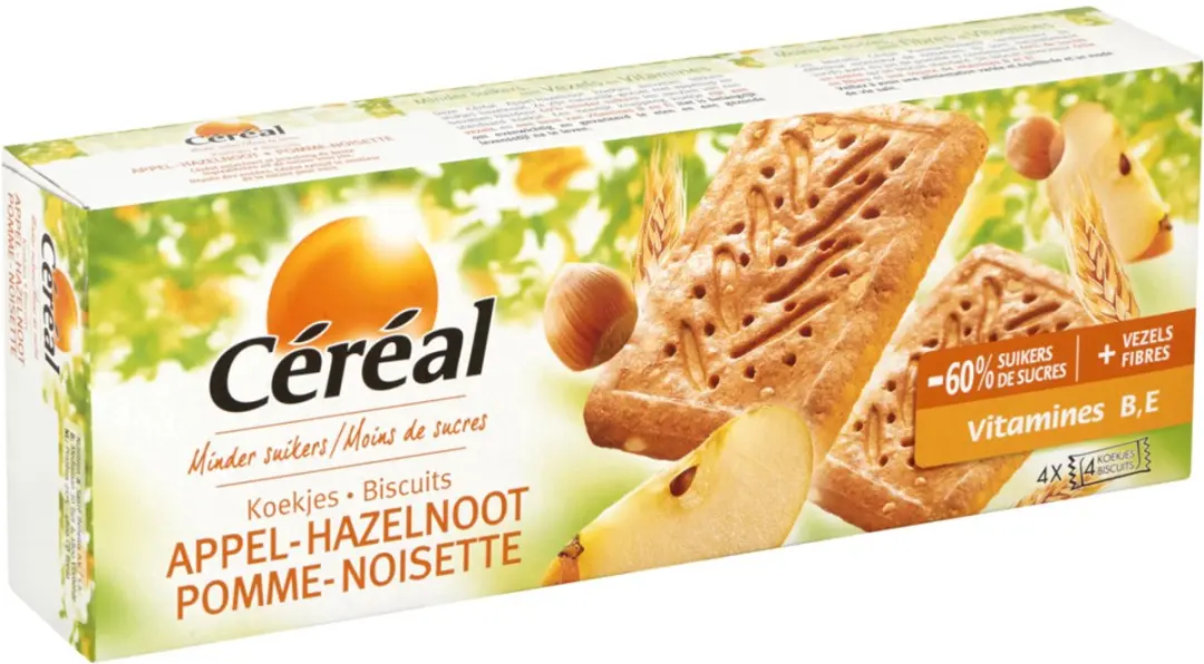 Cereal Koekjes Appel-Hazelnoot 230g - afbeelding 6 van 6