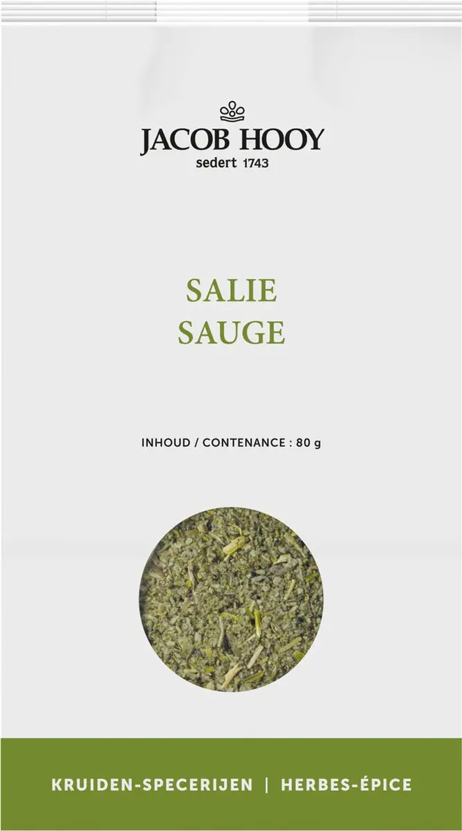 Jacob Hooy Salie Gesneden 80g