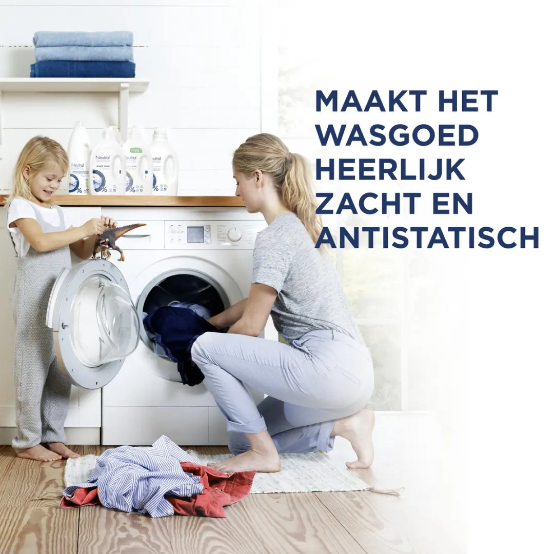Neutral Parfumvrij Wasverzachter 0.75L - 27 Wasbeurten - afbeelding 6 van 6
