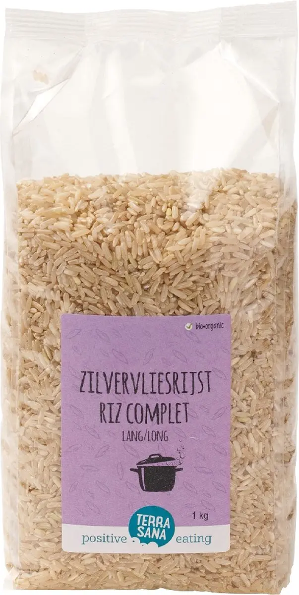 Terrasana Zilvervliesrijst Lang Bio 1000g