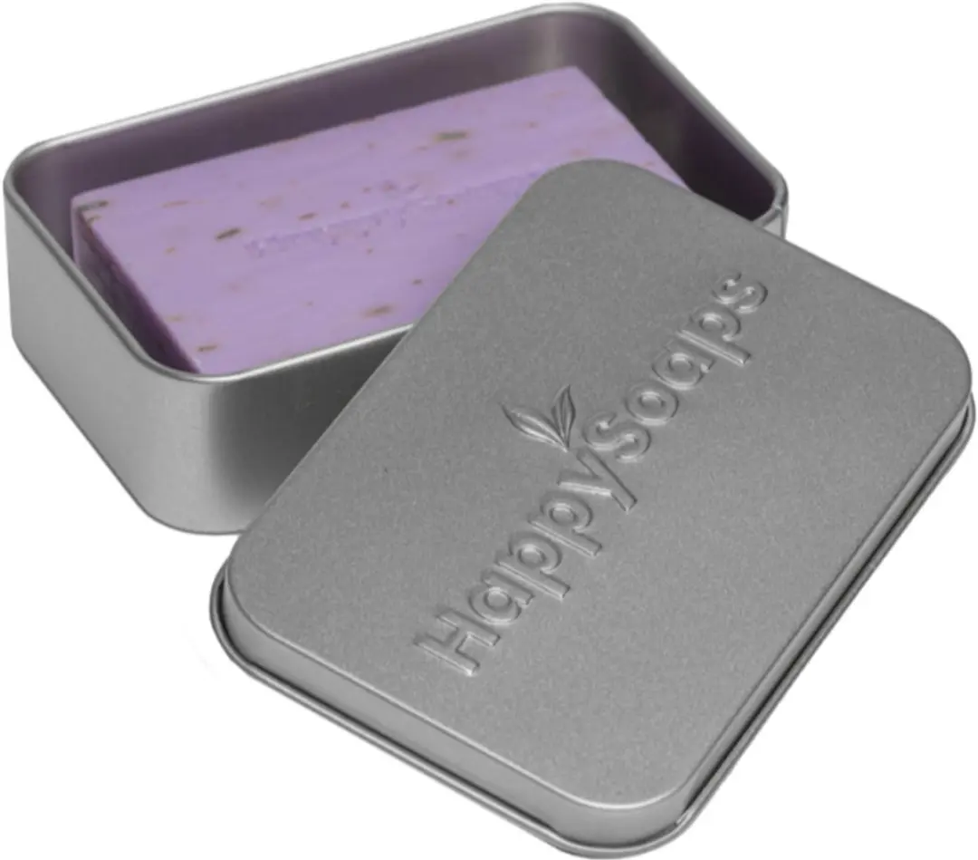 HappySoaps Bewaar- en Reisblik voor Body Bar - Zilverkleurig - afbeelding 5 van 6
