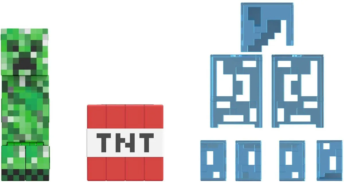 Minecraft Diamanten Niveau Creeper Figuur HLL31