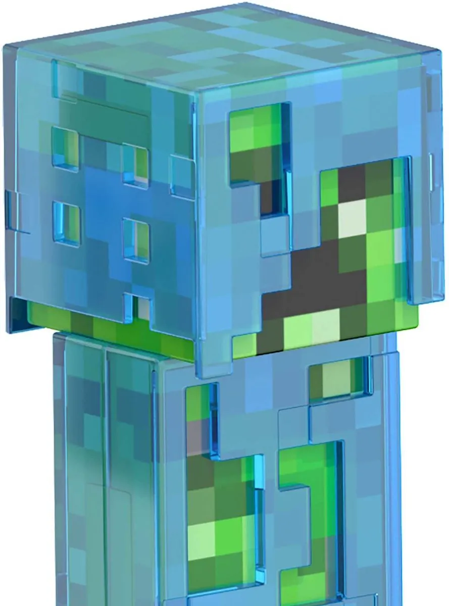 Minecraft Diamanten Niveau Creeper Figuur HLL31 - Meerkleurig