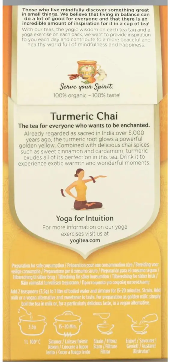 Yogi Tea Turmeric Chai Losse Thee 90g - Biologisch