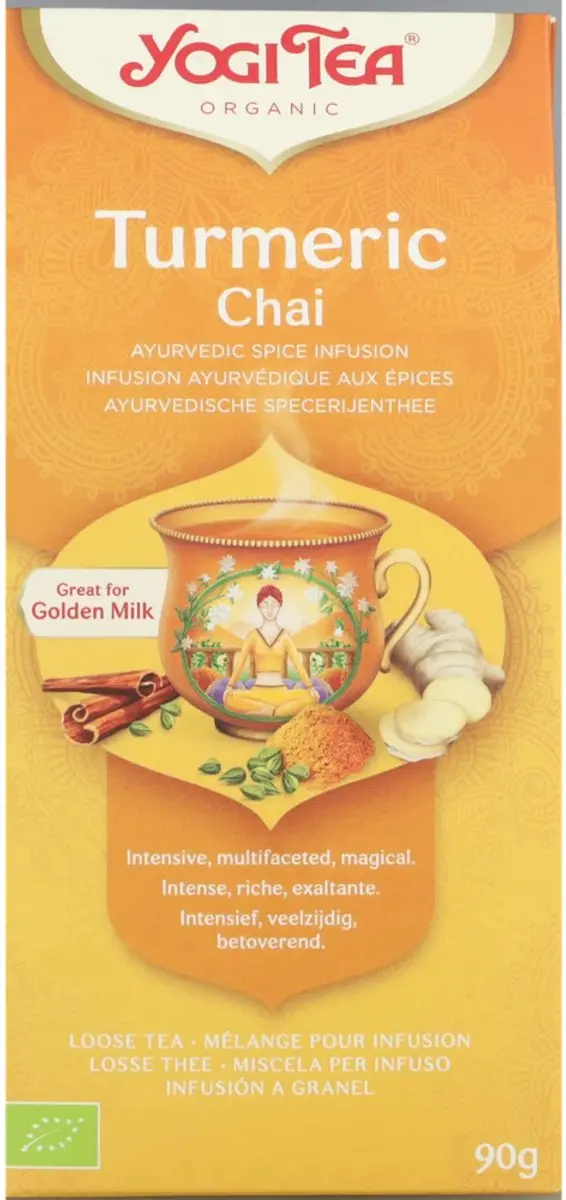 Yogi Tea Turmeric Chai Losse Thee 90g - Biologisch