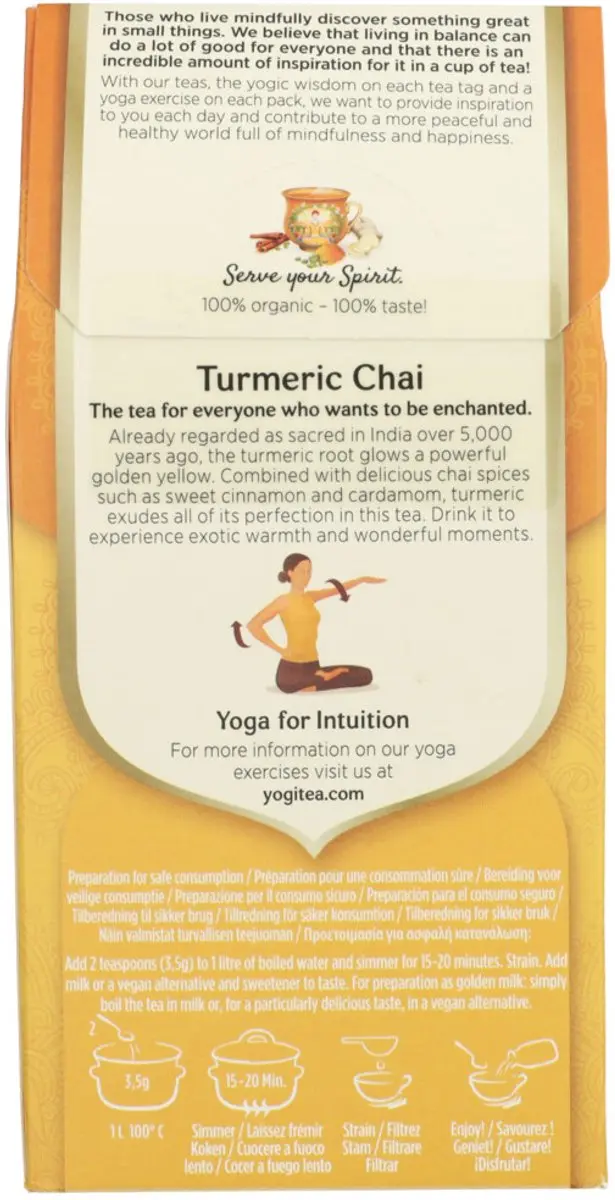 Yogi Tea Turmeric Chai Losse Thee 90g - Biologisch