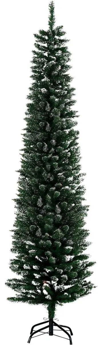HOMCOM Kerstboom Kunststof, Metaal Ø53 x 190H cm Groen